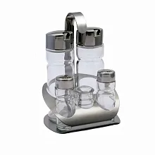 Набор для специй 5 пр. Спайс (масло/уксус 160мл, соль/перец 35мл, зубочистки) /1/12/36/