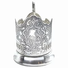 Подстаканник никелир. посеребр. Пальма /1/