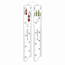 Линейка Campari (0.75 л./1 л.)/ Martini (0.75 л./1 л.) L=28 см В=2 см /1/