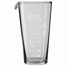 Мерный стакан 100 мл. в индивид. упак. ГОСТ 1770-74 /1/10/