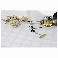 Скатерть 145*180 см. белая клетка /3/