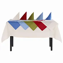 Салфетка 45*45см лен 100% белая /3/