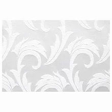 Салфетка 43*43 см. белая перья /3/