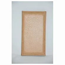 Папка для счетов 22*11см 2-х стор. кож.зам. бежевая