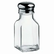 Солонка/перечница V=100 мл. с мет. кр. Бейзик Б /1053879 /1/12/