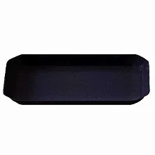 Салатник 5,8 л. 305*508*50 мм восьмиугольный черный,поликарбонат Cambro /1/