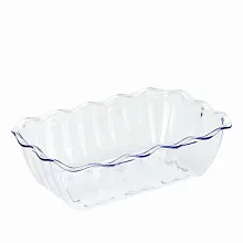 Салатник 2 л. 175*260*80 мм прямоуголный прозрачный,поликарбонат Cambro /1/