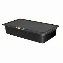 Гастроемкость 1/1 h=100 п/п черная Рс /1/6/