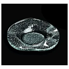 Тарелка d=120 мм. прозрачное стекло 3D /6/24/