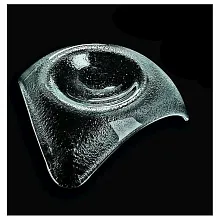 Салатник 120*120 мм. для сервировки прозрачное стекло 3D /6/60/