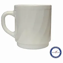 Кружка 300 мл. белая d=80, h=90 мм. штабелир. Трианон New (P9508) /6/36/