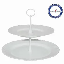 Этажерка 2-х ярусная d=24/31 см. Трианон New /1/