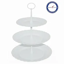 Этажерка 3-х ярусная d=19/24/27 см. Трианон /1/