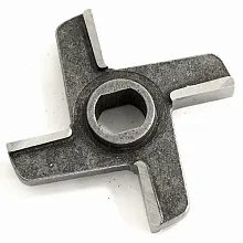 Нож двусторонний крестовой для мясорубки МИМ-300 с буртом (№ 764)