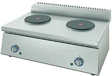 Электроплита Atesy Таверна-2005 (2-конфорочная, l=600 мм)