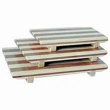 Доска (гета) для суши 21*12*3 см. Бамбук /1/