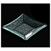 Салатник квадр. 90*90 мм. прозр. стекло 3D /6/60/