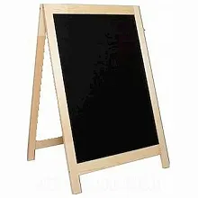 Штендер меловой односторонний 570*850 мм. светлое дерево /1/