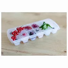 Форма для льда на 12 кубиков 23*9,6 см. с крышкой /1/32/