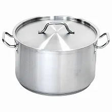 Кастрюля 2,0 л. нерж. d=19 см. h=8 см. тройное дно с крышк. (индукция) MGSteel (С22S170S) /1/