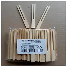 Пики деревянные Зажим для морепродуктов 9 см. 100 шт/уп /1/40/