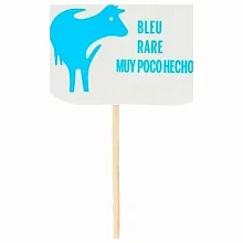Флажок для стейка "RARE" 8 см. 100 шт/уп /1/