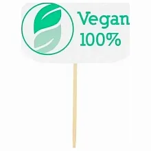 Флажок "VEGAN" 8 см. 100 шт/уп /1/