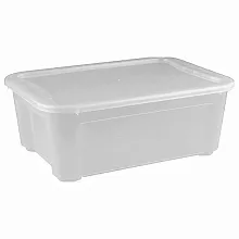 Контейнер для продуктов прямоуг. 10 л. 38,9*27,5*14,5 см. п/п Кристалл Рс /1/8/