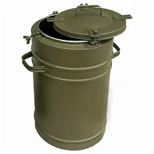 Термос 25 л. нерж. колба кругл. темно-зел.ТУ14116685 /1/