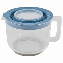 Кувшин мерный 2,0 л. для миксера пластик. с голубой крышкой /1/9/