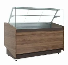 Витрина тепловая Полюс KC80 SH 1,2-1 (1008 темный дуб)