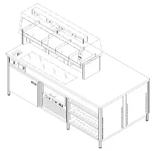 Станция сборки сэндвичей FOLLETT HCV2 Base - SC155
