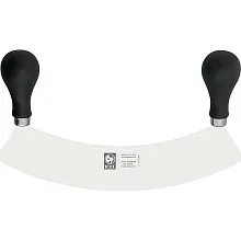 Нож для овощей 220 мм. с двумя ручками, черный PRACTICA Icel /1/