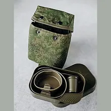 Набор посуды 6 предметов походный, армейский в чехле зеленом MG /1/