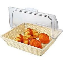 Крышка Roll-Top 53*32,5 см. h=17 см. с ручками пластик MGProf (кор WBSS-25332ANA, WBSS-25332ABR)/1/