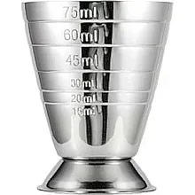 Джиггер 75 мл. нерж. с делениями MGSteel /1/144/