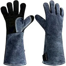 Перчатка термостойкая 35*15 см. (до +500°С) кожа (1 пара) MGProf /1/