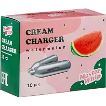 Баллончики для сифона для взбивания сливок (N2O) 10 шт/уп. вкус арбуз MasterWhip /1/36/