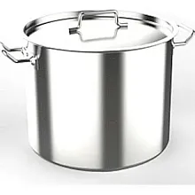 Котел 40 л. нерж. d=40 см. h=33 см. тройное дно с крышк. (индукция) MGSteel /1/