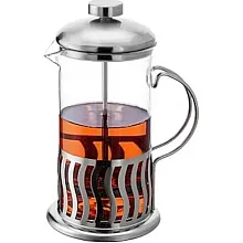 Френч-пресс 600 мл. нерж. Термостекло (TC-F3060) /1/40/