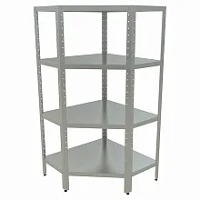 Стеллаж кухонный угловой разборный Кобор СКУ-6/5-90/100 (высота 1800)