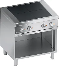 Плита 4 конфорочная 700 серии VEROTERM VT7RUE10VV с открытым шкафом