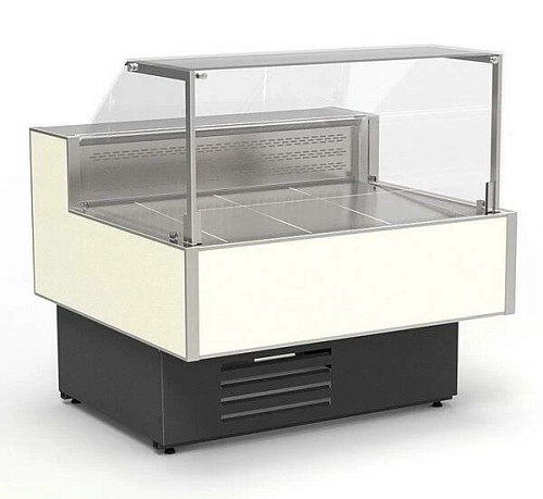 Витрина холодильно-морозильная CRYSPI ВПСН 0,55-1,31 (Gamma-2 QuadroLX SN 1800) (верх9016гл_низ7016гл)