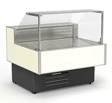 Витрина холодильная CRYSPI ВПС 0,45-1,08 (Gamma-2 QuadroLX 1500) (верх9016гл_низ7016гл)