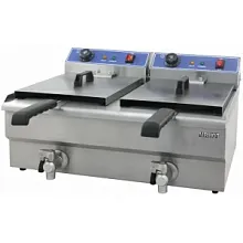 Фритюрница AIRHOT EF16+16 с краном