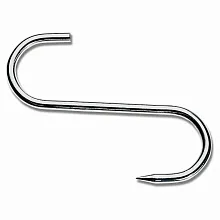 Крюк для мяса S-образный l=12 см. d=3,5 см. (50 кг) Icel /1/
