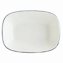 Салатник 120*85 мм. 100 мл. h=30 мм., касалетка Ретро cиняя, форма Гурмэ /1/12/