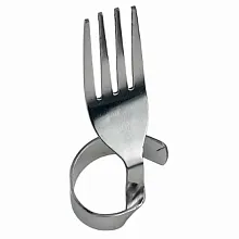 Держатель для ценников и табличек d=4,5 см. h=9 см. нерж. на подставке MGsteel /1/6/72/