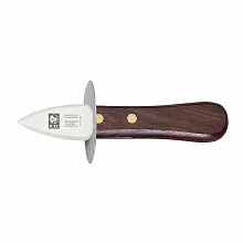 Нож для устриц и колки льда 50/155 мм. с ограничителем, ручка дерево Icel /1/6/