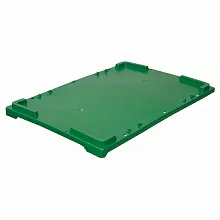 Крышка к ящику 600*400*20 мм. сплошная зеленая /1/200/